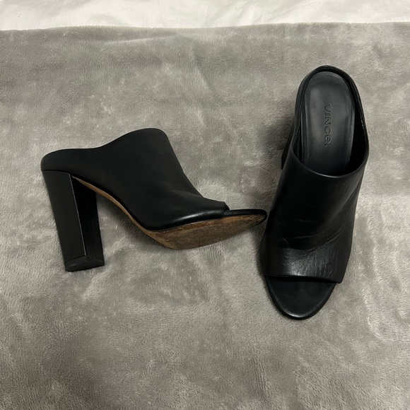 Vince size 7 leather mules - Picture 3 of 4